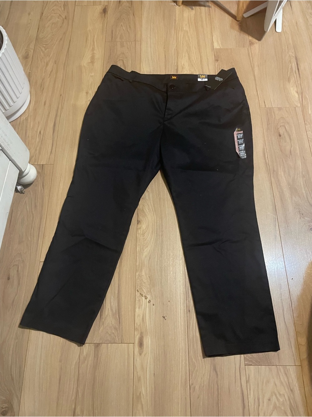 Lee Black Men’s Straight Leg Chinos